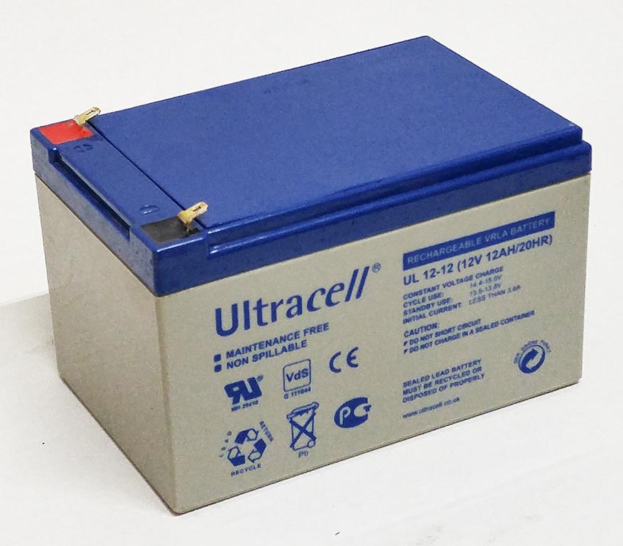 Батарея акумуляторна Ultracell UL12-12 12V/12Ah